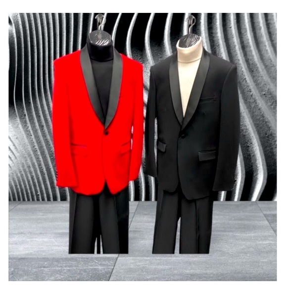 Slim , Regular, Big and Tall Men’s Dinner jacket prom blazer tuxedo jacket - Picture 1 of 3